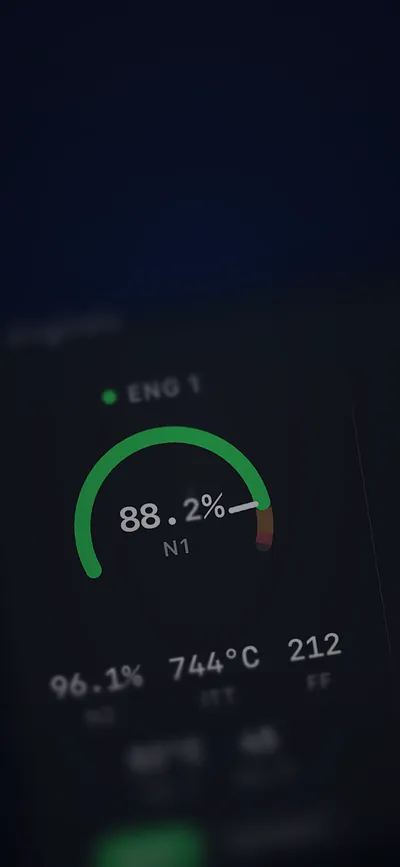 Engines wallpaper on an iPhone Lock Screen