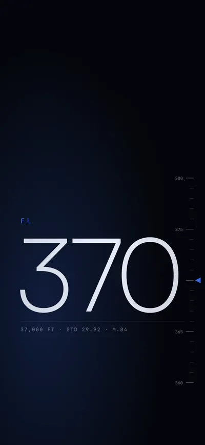 FL370 wallpaper on an iPhone Lock Screen