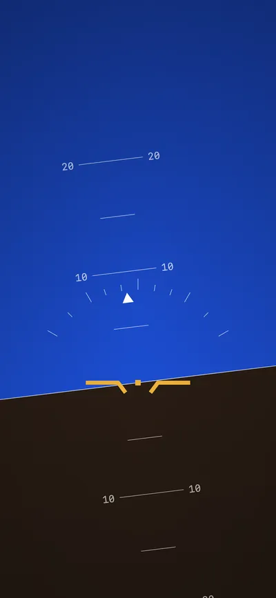 Horizon wallpaper on an iPhone Lock Screen