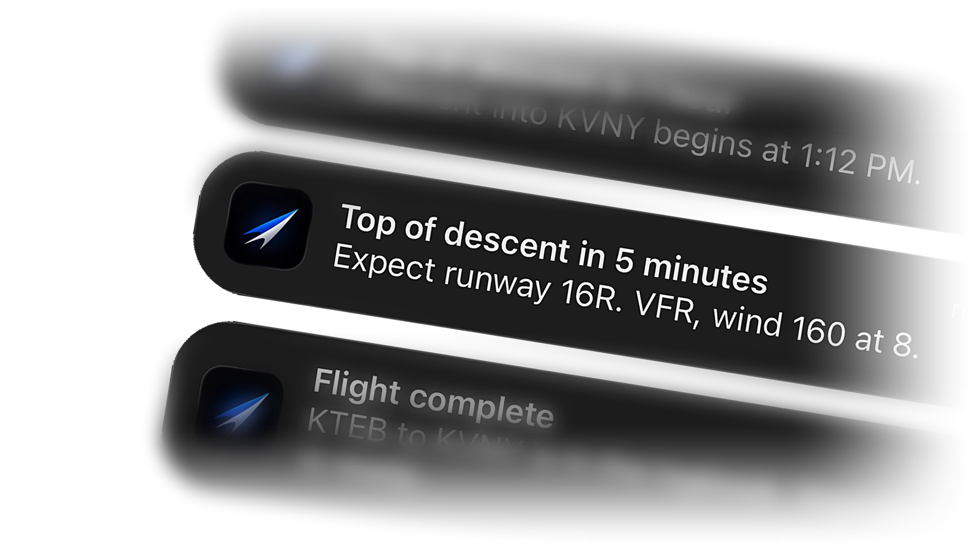 Top of descent notification
